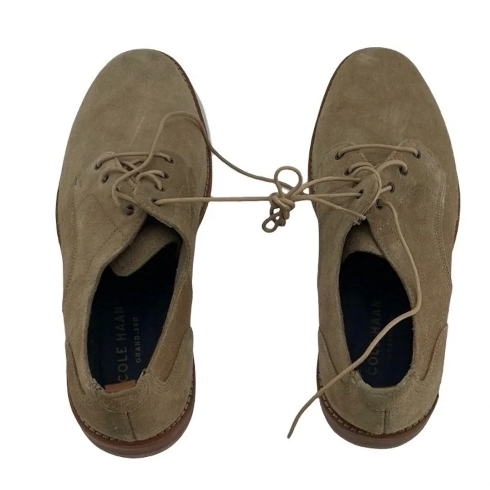 Cole Haan Men's Oxford Grand 360 Tan Suede 10.5M